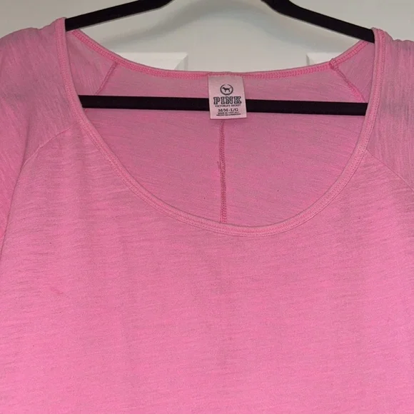 Victoria’s Secret PINK T-Shirt M/LG 
Batwing Sleeves Loose Fit Casual - Picture 2 of 11